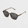 Women's Shiny Plastic Round Gray Lens Sunglasses - Universal Thread™ Brown/Tortoise Print 1 Women's Shiny Plastic Round Gray Lens Sunglasses - Universal Thread™ Brown/Tortoise Print -Deals The Aurielle Store GUEST 09c56571 52f6 4ac9 92a2 df117189da8d