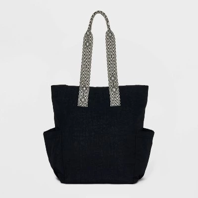 Campus Tote Handbag - Universal Thread™ Black 6 Campus Tote Handbag - Universal Thread™ Black - Image 4