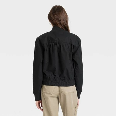 Women's Cargo Bomber Jacket - Universal Thread™ White 3 Women's Cargo Bomber Jacket - Universal Thread™ White