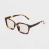 Women's Tortoise Print Shiny Plastic Rectangle Blue Light Filtering Glasses - Universal Thread™ Dark Brown 1 Women's Tortoise Print Shiny Plastic Rectangle Blue Light Filtering Glasses - Universal Thread™ Dark Brown -Deals The Aurielle Store GUEST 1644f542 bada 4dc0 bacf baa7fe9a6cc7