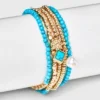 Beaded Stretch Charm Bracelet Set w Semi Precious Turquoise Set 5pc - Universal Thread™ Gold/Turquoise 2 Beaded Stretch Charm Bracelet Set w Semi Precious Turquoise Set 5pc - Universal Thread™ Gold/Turquoise -Deals The Aurielle Store GUEST 1b83f54c 9add 40d2 960b b7d16ab8ab19
