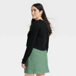 Women's Long Sleeve Sensory Friendly T-Shirt - Universal Thread™ White