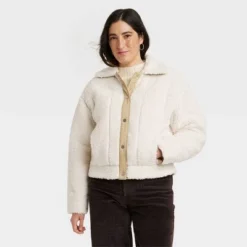 Women's Utility Faux Fur Jacket - Universal Thread™ White 19 Women's Utility Faux Fur Jacket - Universal Thread™ White -Deals The Aurielle Store GUEST 2469a5dc 9ee1 4f40 be8f c578c039c4e3 3