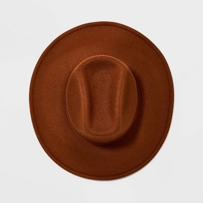 Felt Western Hat - Universal Thread™ Brown 4 Felt Western Hat - Universal Thread™ Brown - Image 2