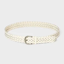 Women's Braid Belt - Universal Thread™ Cream