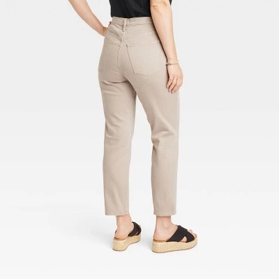 Women's High-Rise 90's Slim Straight Jeans - Universal Thread™ Pink 6 Women's High-Rise 90's Slim Straight Jeans - Universal Thread™ Pink - Image 4