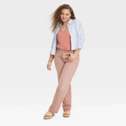 Women's Mid-Rise 90's Baggy Jeans - Universal Thread™ Clay Pink -Deals The Aurielle Store GUEST 3378c393 af4a 4aa9 8866 26caca92d5c6
