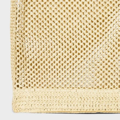 Crochet Tote Handbag - Universal Thread™ Beige 6 Crochet Tote Handbag - Universal Thread™ Beige - Image 4