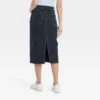 Women's Denim Midi Skirt - Universal Thread™ Black Wash 1 Women's Denim Midi Skirt - Universal Thread™ Black Wash -Deals The Aurielle Store GUEST 3c8f3850 aafc 4888 b5a5 d40b95031ab6