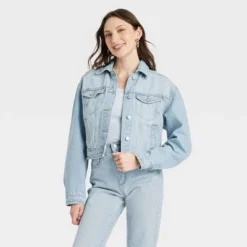 Women's Cropped Trucker Jacket - Universal Thread™ Light Wash 20 Women's Cropped Trucker Jacket - Universal Thread™ Light Wash -Deals The Aurielle Store GUEST 3d5f3ee2 b9b8 4ba5 b899 7b81a2755f1a 4