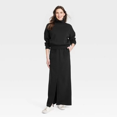 Women's Turtleneck Pullover - Universal Thread™ Black 4 Women's Turtleneck Pullover - Universal Thread™ Black - Image 2