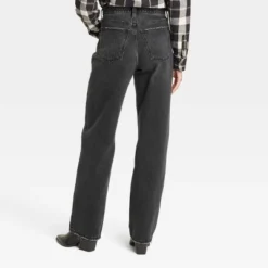 Women's Mid-Rise 90's Baggy Jeans - Universal Thread™ Black