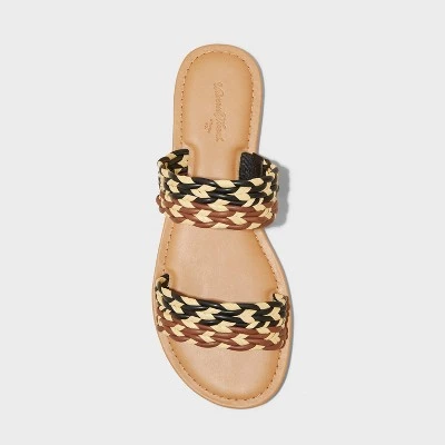 Women's Anita Two-band Slide Sandals - Universal Thread™ 3 Women's Anita Two-band Slide Sandals - Universal Thread™ - Image 2