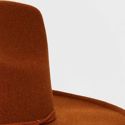 Felt Western Hat - Universal Thread™ Brown 5 Felt Western Hat - Universal Thread™ Brown - Image 3