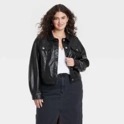 Women's Faux Leather Moto Jacket - Universal Thread™ Black -Deals The Aurielle Store GUEST 5aadd2be 5a06 442f a5e2 c8804d9505da 4