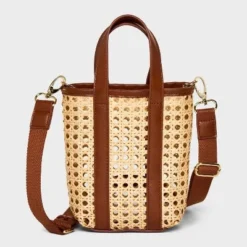 Caning Mini Tote Handbag - Universal Thread™ Brown 12 Caning Mini Tote Handbag - Universal Thread™ Brown -Deals The Aurielle Store GUEST 5d062fd6 0e3f 4c94 8b3a d2498b567564