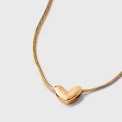 Herringbone Heart Charm Chain Necklace - Universal Thread™ Gold 7 Herringbone Heart Charm Chain Necklace - Universal Thread™ Gold -Deals The Aurielle Store GUEST 69314434 a293 4d82 bb3e 39b78d759e67