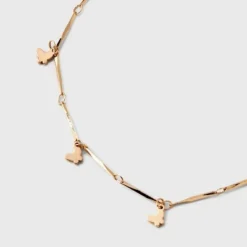 Bar Link Butterfly Charm Station Necklace - Universal Thread™ Gold 7 Bar Link Butterfly Charm Station Necklace - Universal Thread™ Gold -Deals The Aurielle Store GUEST 71e1d4cf 4a4e 409d 9f57 18584bb0a6bd
