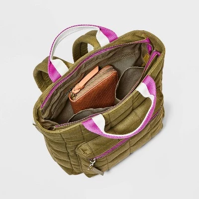 10.75" Mini Paxton Backpack - Universal Thread™ Green 5 10.75" Mini Paxton Backpack - Universal Thread™ Green - Image 3