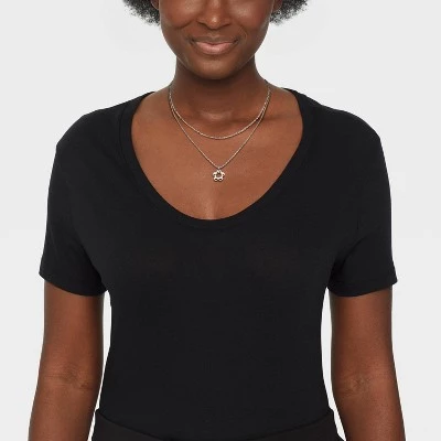 Dainty Multi-Strand with Flower Pendant Necklace - Universal Thread™ Silver 3 Dainty Multi-Strand with Flower Pendant Necklace - Universal Thread™ Silver