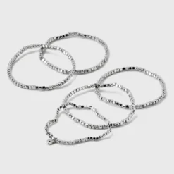Beaded Stretch Bracelet Set 5pc - Universal Thread™ Silver 11 Beaded Stretch Bracelet Set 5pc - Universal Thread™ Silver -Deals The Aurielle Store GUEST 7d0cf4ee 69a4 4c93 8d01 82e9a989edad