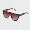 Women's Shiny Plastic Shield Sunglasses with Gradient Lens - Universal Thread™ Brown/Tortoise Print -Deals The Aurielle Store GUEST 7d1d86d1 4488 45a9 95ef 1c13e5ba3c9e
