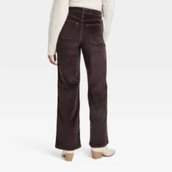 Deals The Aurielle Store 26 Women's High-Rise Corduroy Wide Leg Jeans - Universal Thread™ Brown