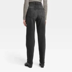 Women's High-Rise 90's Vintage Straight Jeans - Universal Thread™ Black