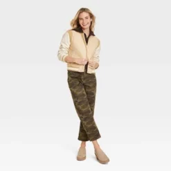 Women's Shrunken Varsity Jacket - Universal Thread™ Brown -Deals The Aurielle Store GUEST 87045031 ee75 4b01 aa9d a149145e23df