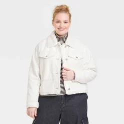 Women's Faux Fur Lined Trucker Jacket - Universal Thread™ Ivory -Deals The Aurielle Store GUEST 88771e0e b478 4427 979e a270c6d9825a 1