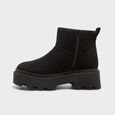 Women's Rowland Winter Boots - Universal Thread™ Black 3 Women's Rowland Winter Boots - Universal Thread™ Black