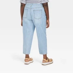 Women's High-Rise Balloon Jeans - Universal Thread™ Light Wash 17