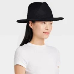 Felt Fedora Hat - Universal Thread™ Black