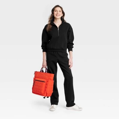 Women's Quarter Zip Pullover - Universal Thread™ Black 4 Women's Quarter Zip Pullover - Universal Thread™ Black - Image 2