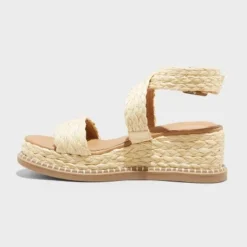 Women's Kayla Wedge Heels - Universal Thread™ Beige