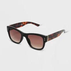 Women's Shiny Plastic Square Sunglasses - Universal Thread™