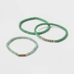 Semi-Precious Heishi Multi-Strand Bracelet Set 3pc - Universal Thread™ Green 13 Semi-Precious Heishi Multi-Strand Bracelet Set 3pc - Universal Thread™ Green -Deals The Aurielle Store GUEST bafc043f 8268 42fc 9a18 48c1b33af439