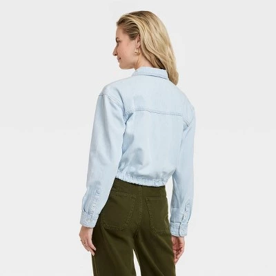 Women's Long Sleeve Collared Button-Down Shirt - Universal Thread™ Indigo 3 Women's Long Sleeve Collared Button-Down Shirt - Universal Thread™ Indigo