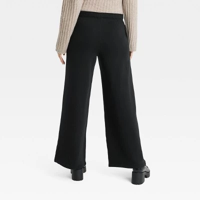 Women's High-Rise Wide Leg Sweatpants - Universal Thread™ Gray 3 Women's High-Rise Wide Leg Sweatpants - Universal Thread™ Gray