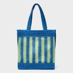 Stripe Straw Crochet Tote Handbag - Universal Thread™ Blue/green 13 Stripe Straw Crochet Tote Handbag - Universal Thread™ Blue/green -Deals The Aurielle Store GUEST c48a80d7 0ebc 4bad a4d9 b1d0bd3d2875