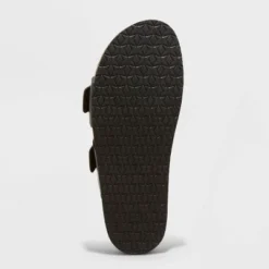 Women's Devin Two Band Footbed Sandals - Universal Thread™ Black -Deals The Aurielle Store GUEST c80c271a 0233 473f a5bc 41ae4e7ac732