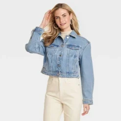 Women's Cropped Denim Jacket - Universal Thread™ Medium Wash 18 Women's Cropped Denim Jacket - Universal Thread™ Medium Wash -Deals The Aurielle Store GUEST ce3ced63 7883 4f8d a5a4 52316b57d8bd 2