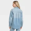 Women's Embellished Denim Shacket - Universal Thread™ Light Wash -Deals The Aurielle Store GUEST d7cea313 2b65 4c55 8cdc 521e245fdab1