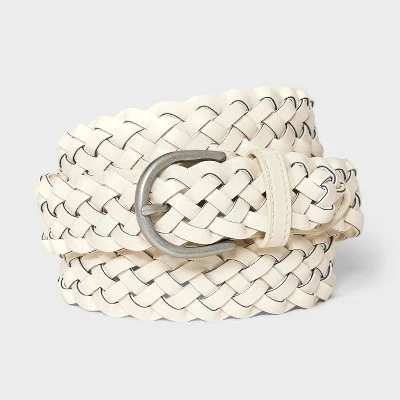 Women's Braid Belt - Universal Thread™ Cream 8 Women's Braid Belt - Universal Thread™ Cream - Image 6