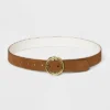 Women's Reversible Wide Suede Round Center Buckle Belt - Universal Thread™ Brown 2 Women's Reversible Wide Suede Round Center Buckle Belt - Universal Thread™ Brown -Deals The Aurielle Store GUEST dcbb041e aef3 496e 9356 1b15ca3e9dfe