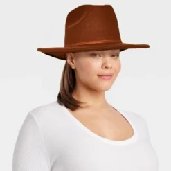 Felt Western Hat - Universal Thread™ Brown
