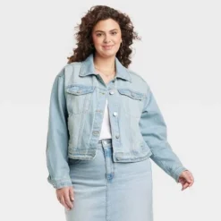 Women's Cropped Trucker Jacket - Universal Thread™ Light Wash 23 Women's Cropped Trucker Jacket - Universal Thread™ Light Wash -Deals The Aurielle Store GUEST e6b30b5e 4880 4e5c 8b71 d32149033ffc 2