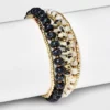 Mixed Semi-Precious Black Howlite Cylinder Beaded Bracelet Set 5pc - Universal Thread™ Gold/Black -Deals The Aurielle Store GUEST e9cf7461 9ca0 49d1 8768 5d45fbf0b90d