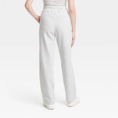 Women's Mid-Rise Straight Leg Sweatpants - Universal Thread™ Black 2 Women's Mid-Rise Straight Leg Sweatpants - Universal Thread™ Black