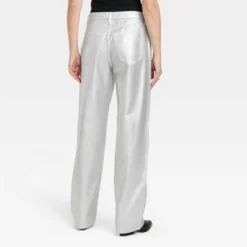 Women's Mid-Rise 90's Baggy Jeans - Universal Thread™ Metallic Wash